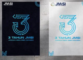 Gunakan Tipografi Nulshock, Inilah Karakter, Filosofi, dan Arti Logo HUT ke-3 JMSI