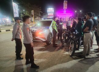 Lakukan Patroli, Polres Konawe Target Pengguna Knalpot Bogar dan Balap Liar