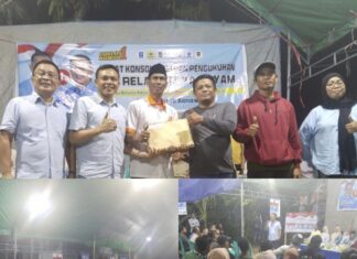 Paslon YA-SYAM Kukuhkan Ratusan Tim Relawan di Kecamatan Amonggedo dan Meluhu