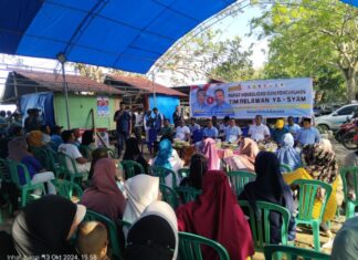 Pengukuhan Tim Relawan YA-SYAM, Ini Pesan Juhardin Melamba Tombili