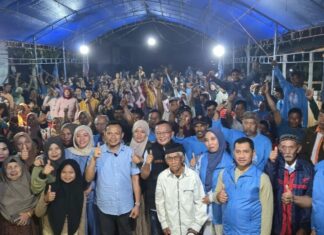 Ratusan Masyarakat di Kecamatan Routa Siap Terlibat Memenangkan YA-SYAM di Pilkada Konawe